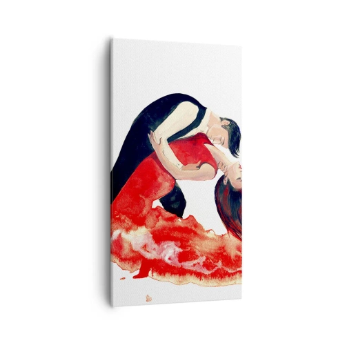 Obraz na plátně - Tango - smyslná vlna - 55x100 cm