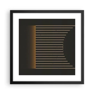 Plakát v černém rámu - Prozkoumat temnotu - 40x40 cm