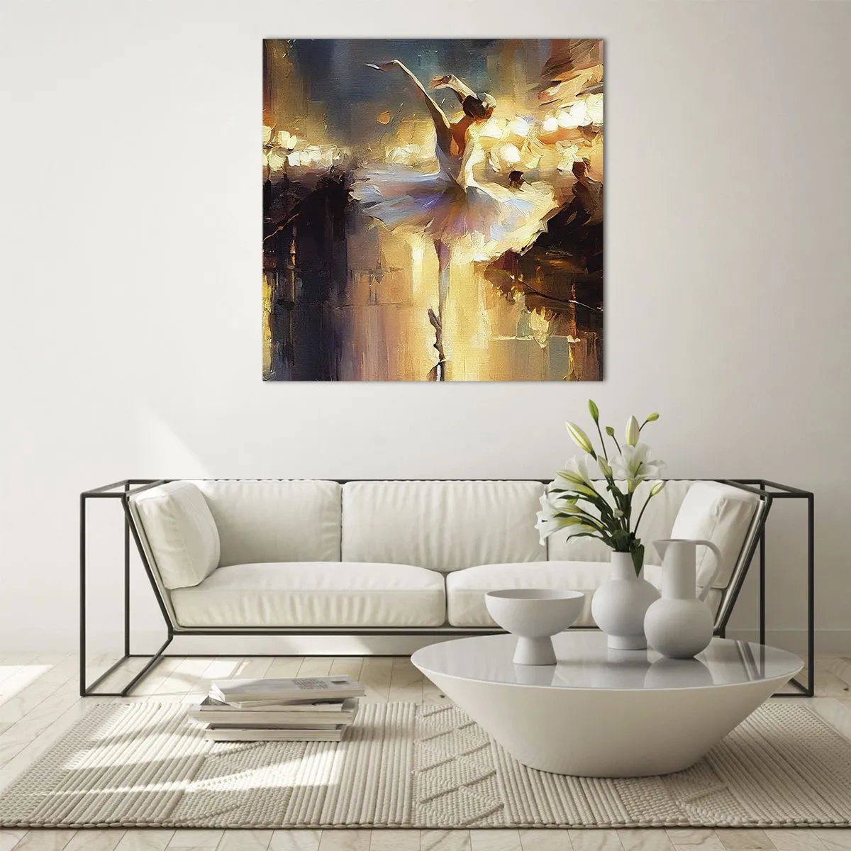 Obraz na skle - Zázrak na ulici - 70x70 cm