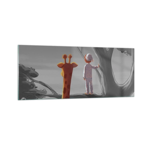 Obraz na skle - Fakt se to děje - 100x40 cm