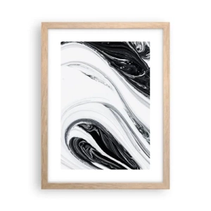 Plakát v rámu světlý dub - Spojení protikladů - 30x40 cm