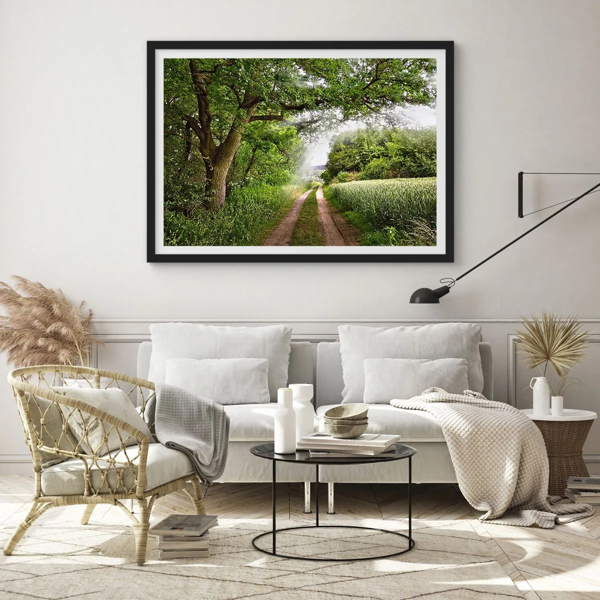 Plakát v černém rámu - Et in Arcadia ego - 50x40 cm