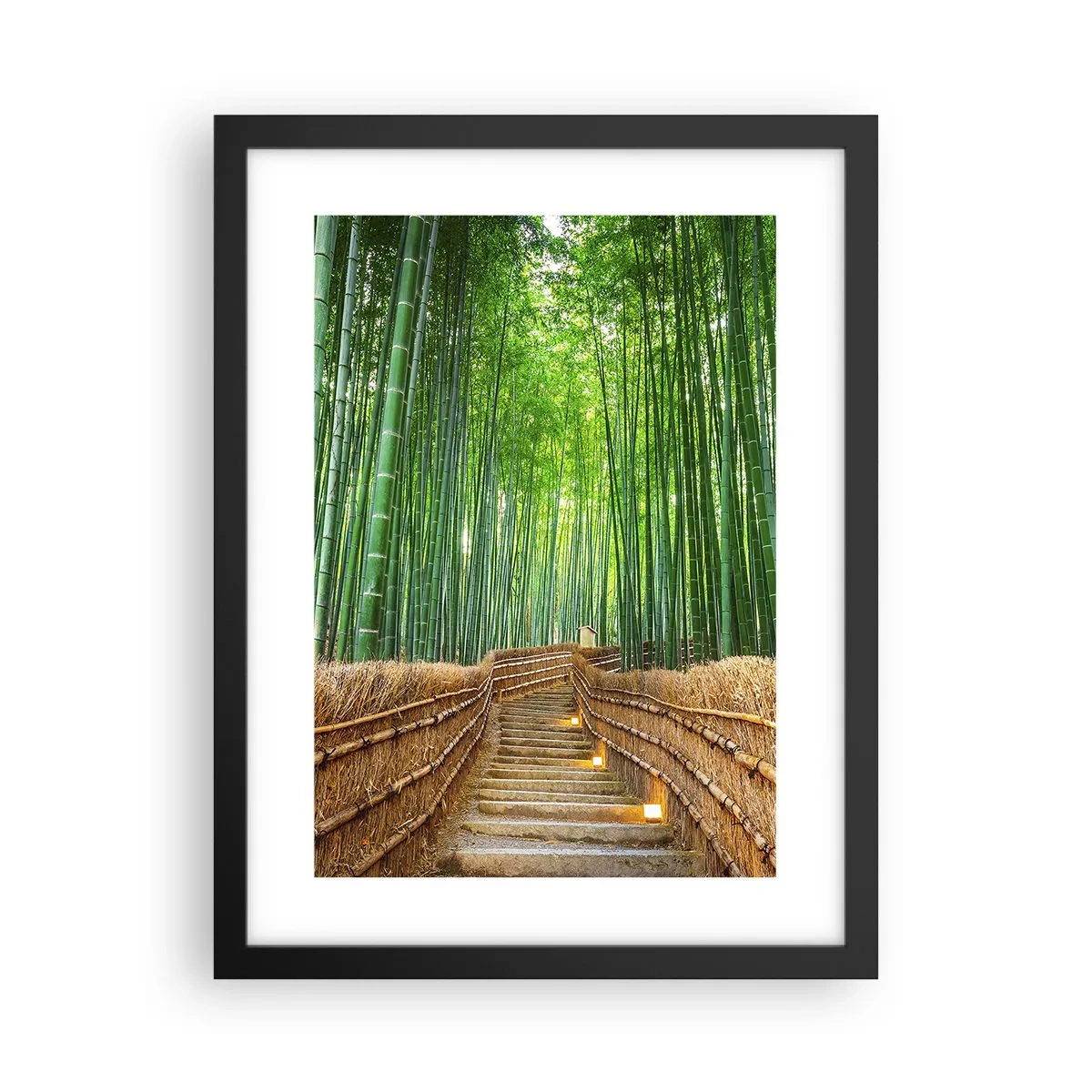 Plakát v černém rámu - Esence asijské přírody - 30x40 cm