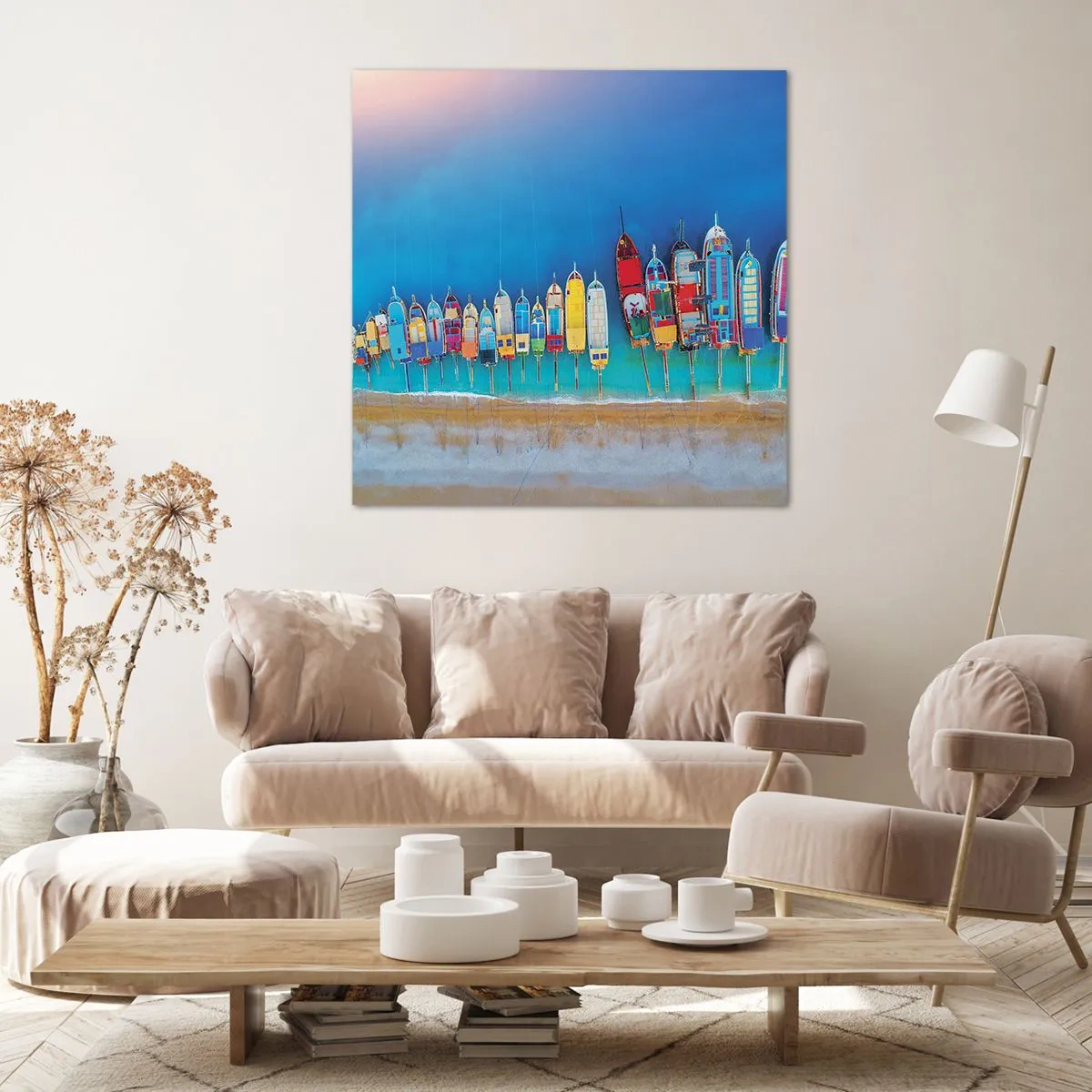 Obraz na plátně - Z ptačí perspektivy - 70x70 cm