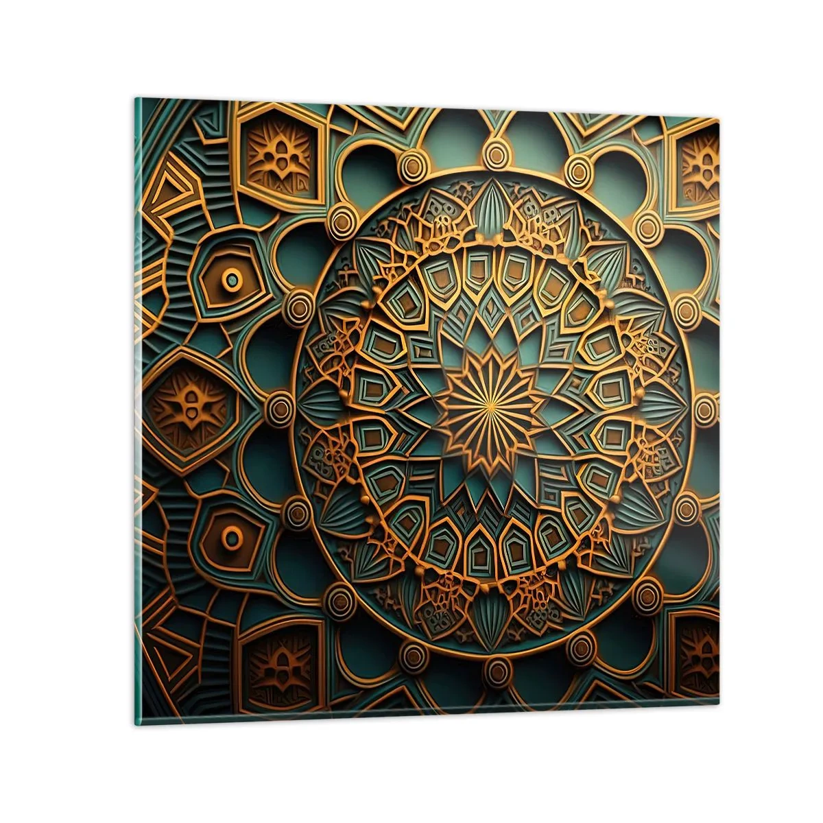 Obraz na skle - V arabském stylu - 50x50 cm