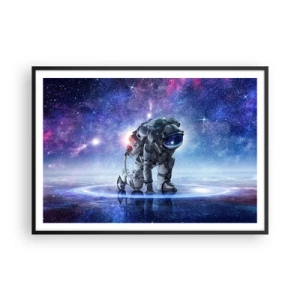 Plakát v černém rámu - Hvězdné nebe nade mnou - 100x70 cm