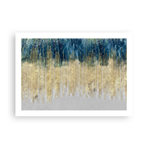 Plakát - Zlacená hranice - 70x50 cm