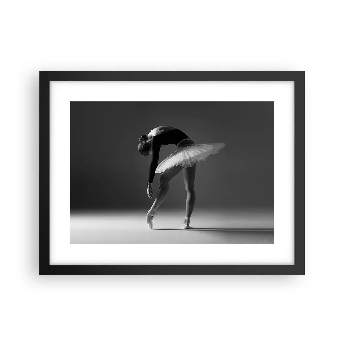 Plakát v černém rámu - Bella ballerina - 40x30 cm