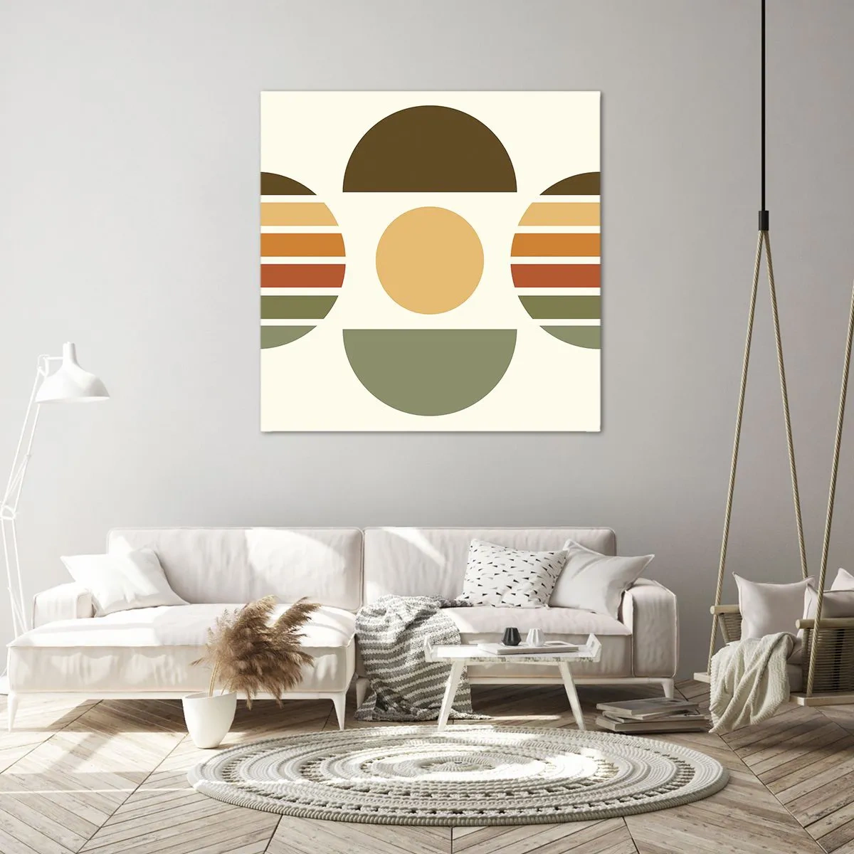 Obraz na plátně - V barvách země - 70x70 cm