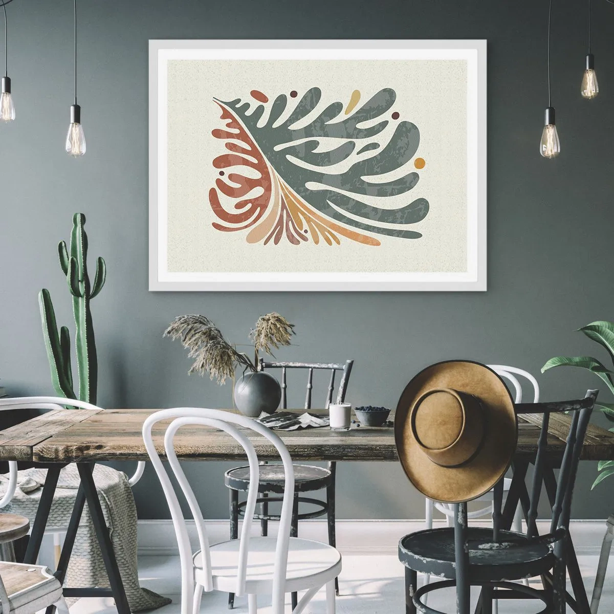 Plakát v bílém rámu - Vícebarevný list - 91x61 cm