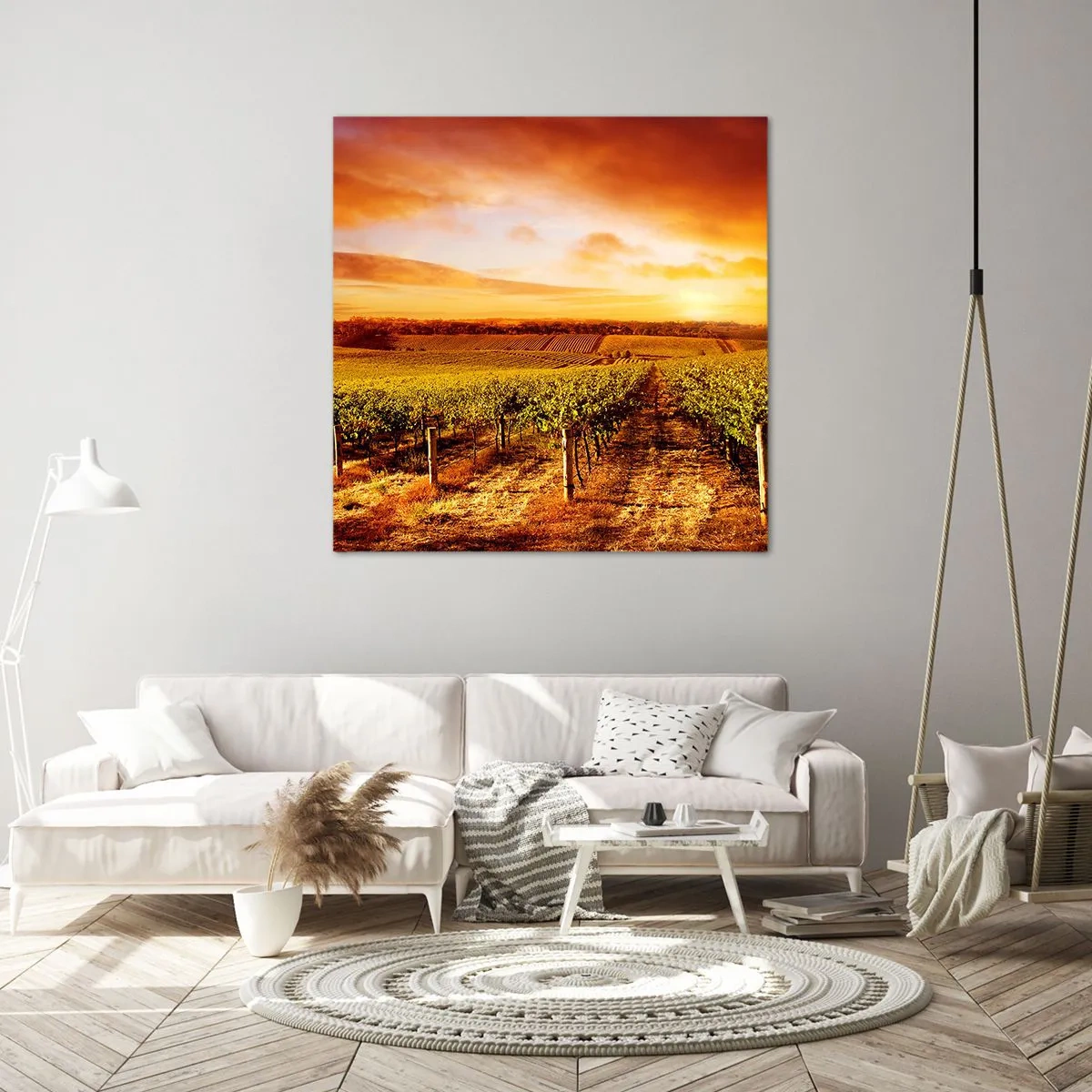 Obraz na plátně - Jemně ovocné s tónem slunce - 60x60 cm