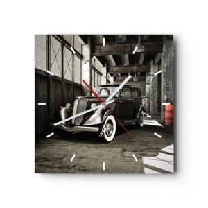 Nástěnné hodiny - Nepomíjející elegance 30. let - 40x40 cm