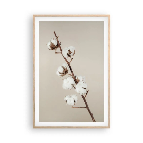 Plakát v rámu světlý dub - U zdroje měkkosti - 61x91 cm