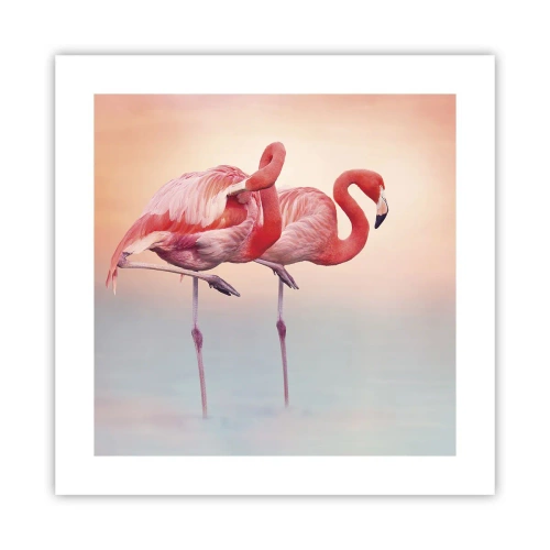 Plakát - V barvě zapadajícího slunce - 40x40 cm