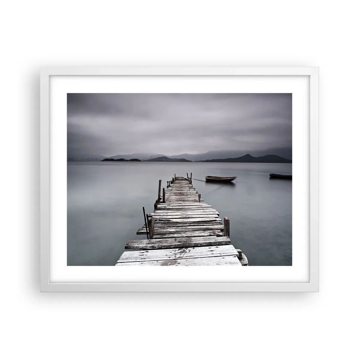 Plakát v bílém rámu - Zítra můžeš vyrazit - 50x40 cm