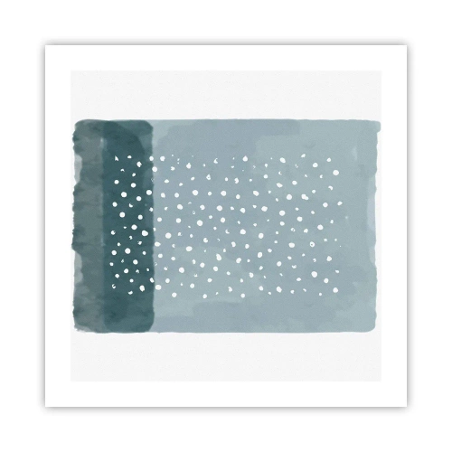 Plakát - Pěstováno na modři - 50x50 cm