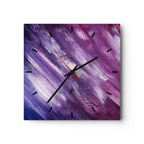 Nástěnné hodiny - Když fouká sluneční vítr - 30x30 cm