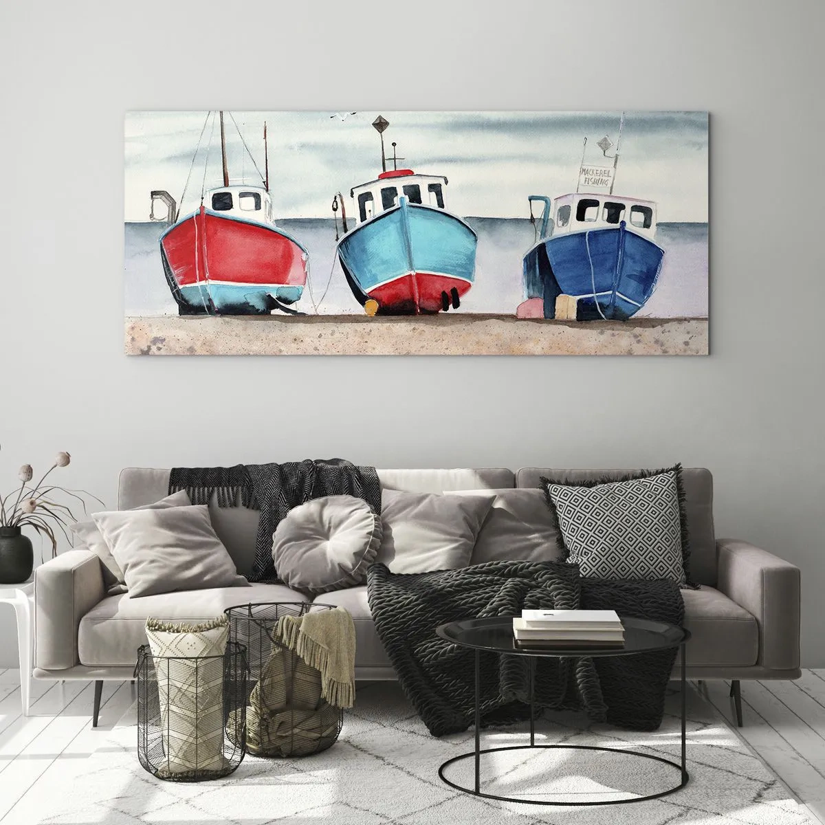 Obraz na skle - Připravené na úlovek - 100x40 cm