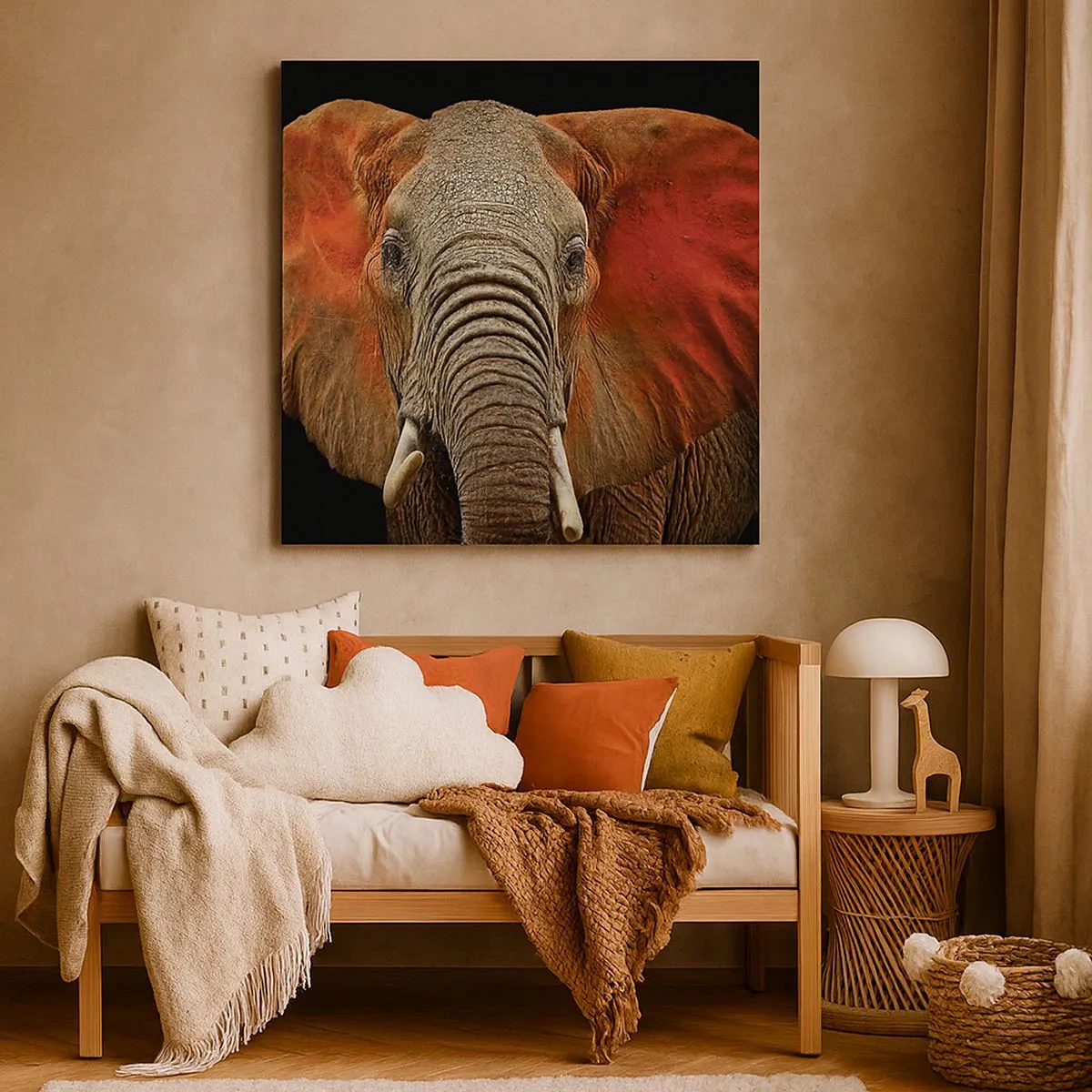 Obraz na plátně - Jsem divoký, a ty? - 30x30 cm