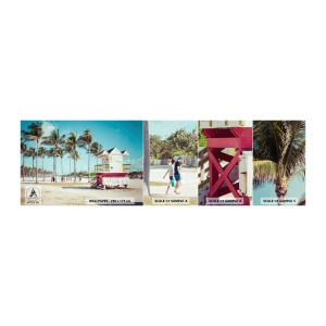 Vzor Fototapety Samolepicí Deluxe Sticker - Čeká tě krásný den - Krajina, Pláž, Florida - 100x30 cm