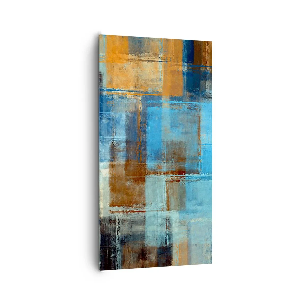 Obraz na plátně - Přes modrý závoj - 65x120 cm