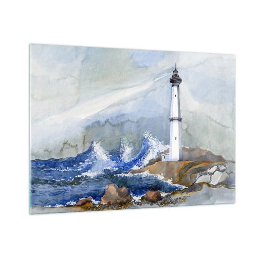 Obraz na skle - Proti tmě a hromobití - 100x70 cm