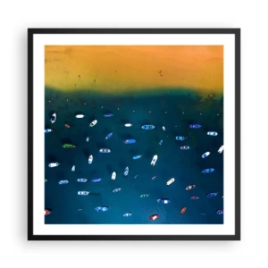 Plakát v černém rámu - Prázdninová hra - 60x60 cm