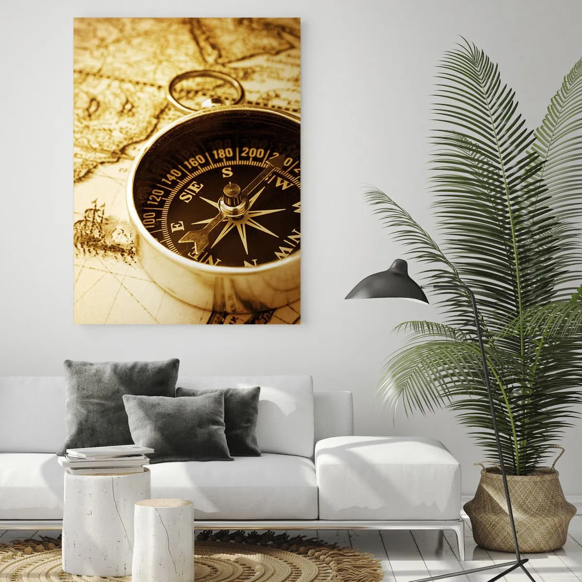 Obraz na skle - Na východ nebo na západ? - 50x70 cm