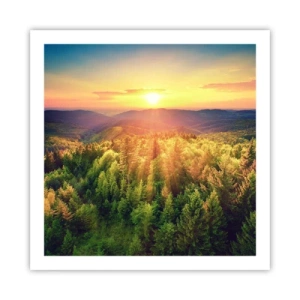 Plakát - Vrcholky a vrcholy - 60x60 cm