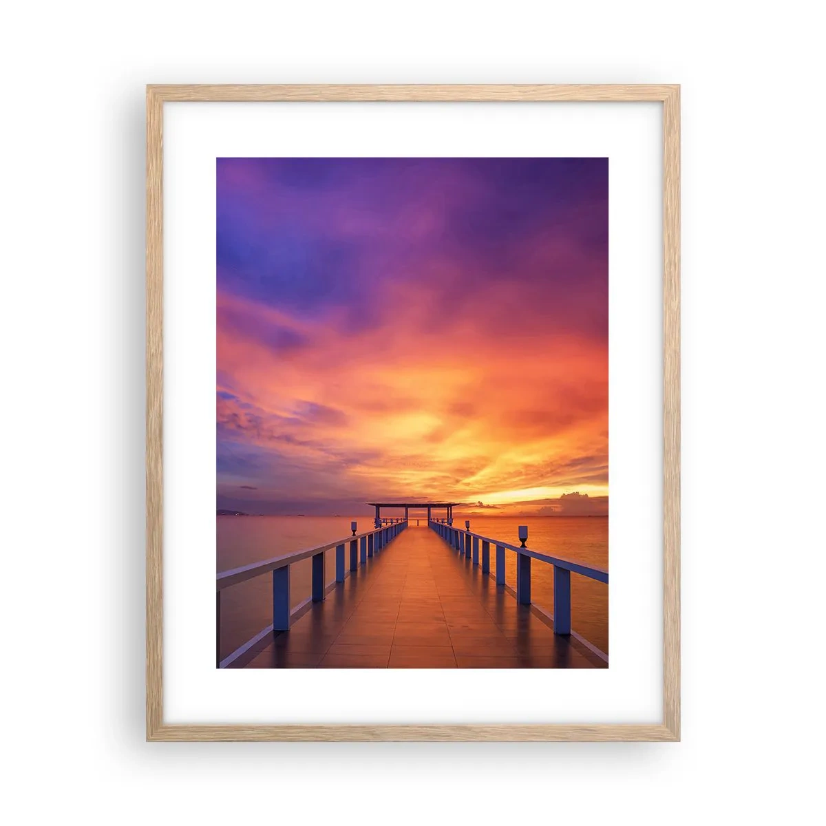 Plakát v rámu světlý dub - Bez konce - 40x50 cm