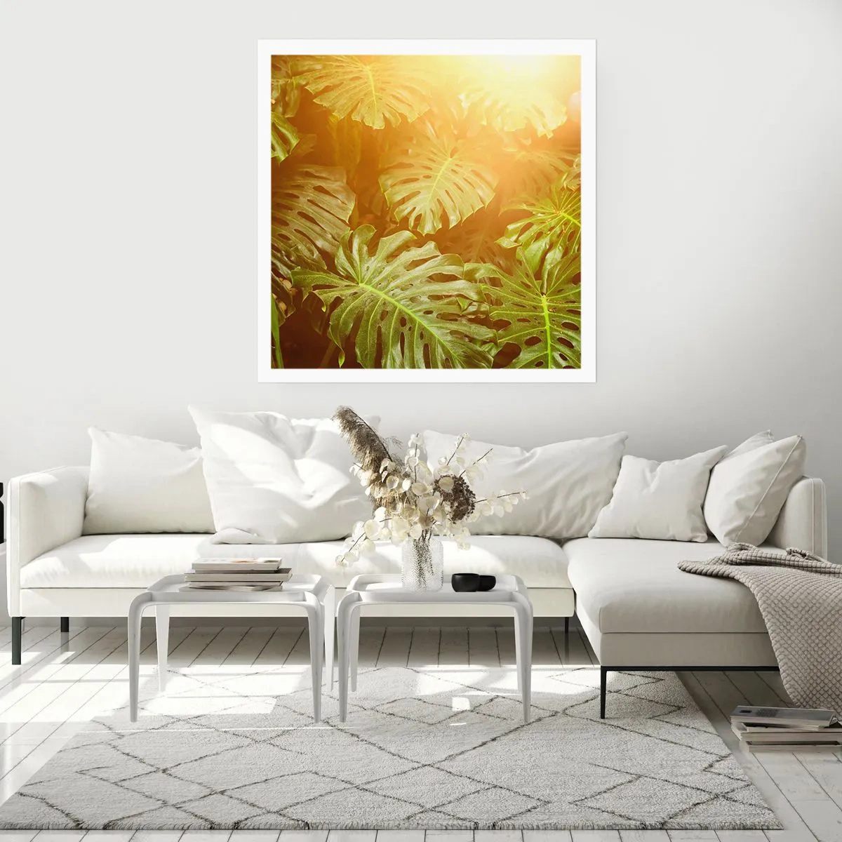 Plakát - Vstoupit do zeleně… - 50x50 cm