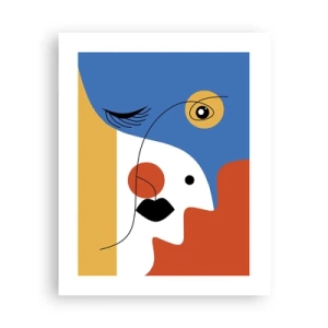 Plakát - Portrét: dekonstrukce - 40x50 cm