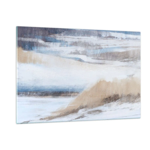 Obraz na skle - Zimní kompozice - 120x80 cm