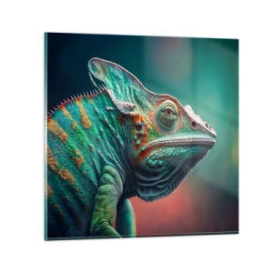 Obraz na skle - Vidíš mě? To není dobré… - 30x30 cm