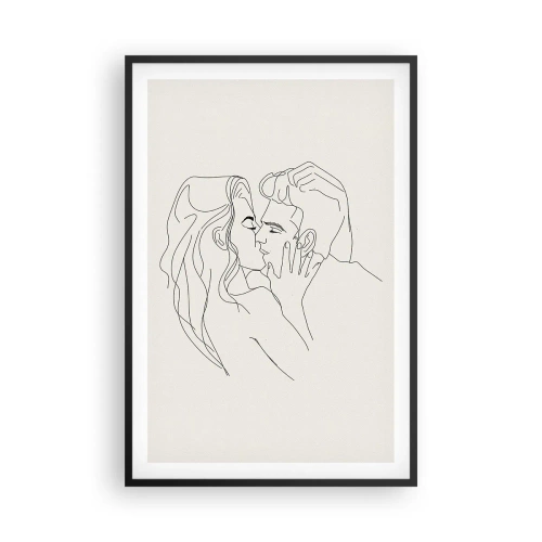 Plakát v černém rámu - Zamotaní citem - 61x91 cm