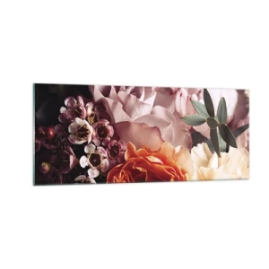 Obraz na skle - Zabalené do krásy - 100x40 cm