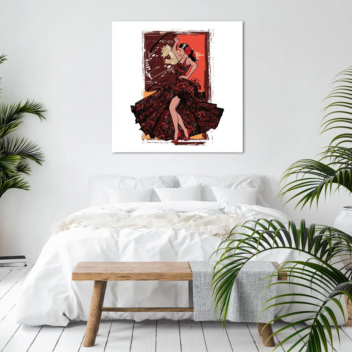 Obraz na plátně - V rytmu srdce - 40x40 cm