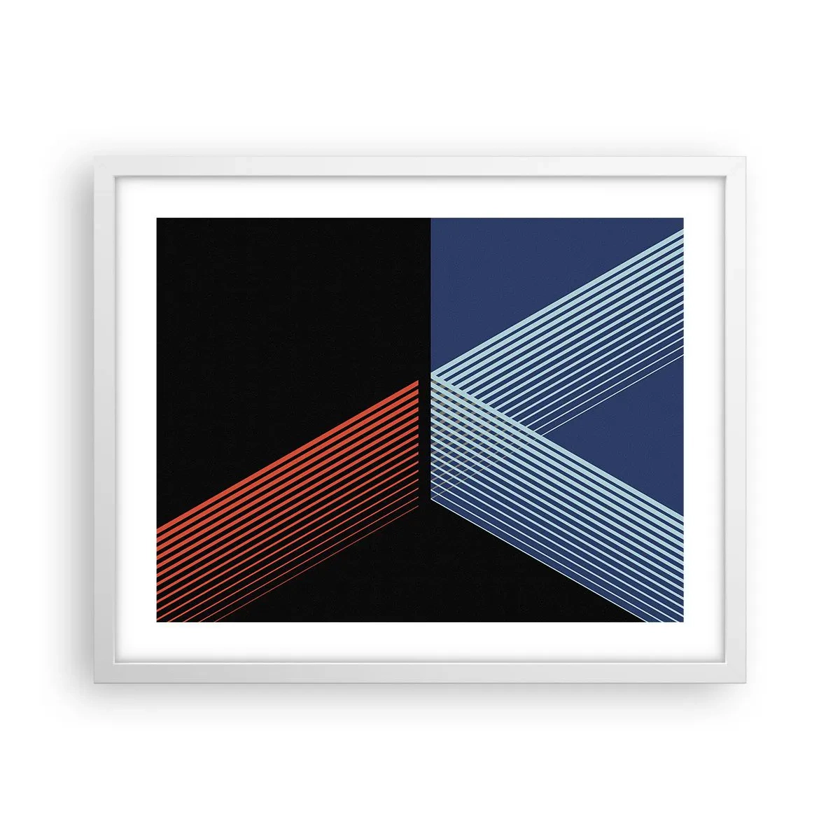 Plakát v bílém rámu - Jednoduchý příběh - 50x40 cm