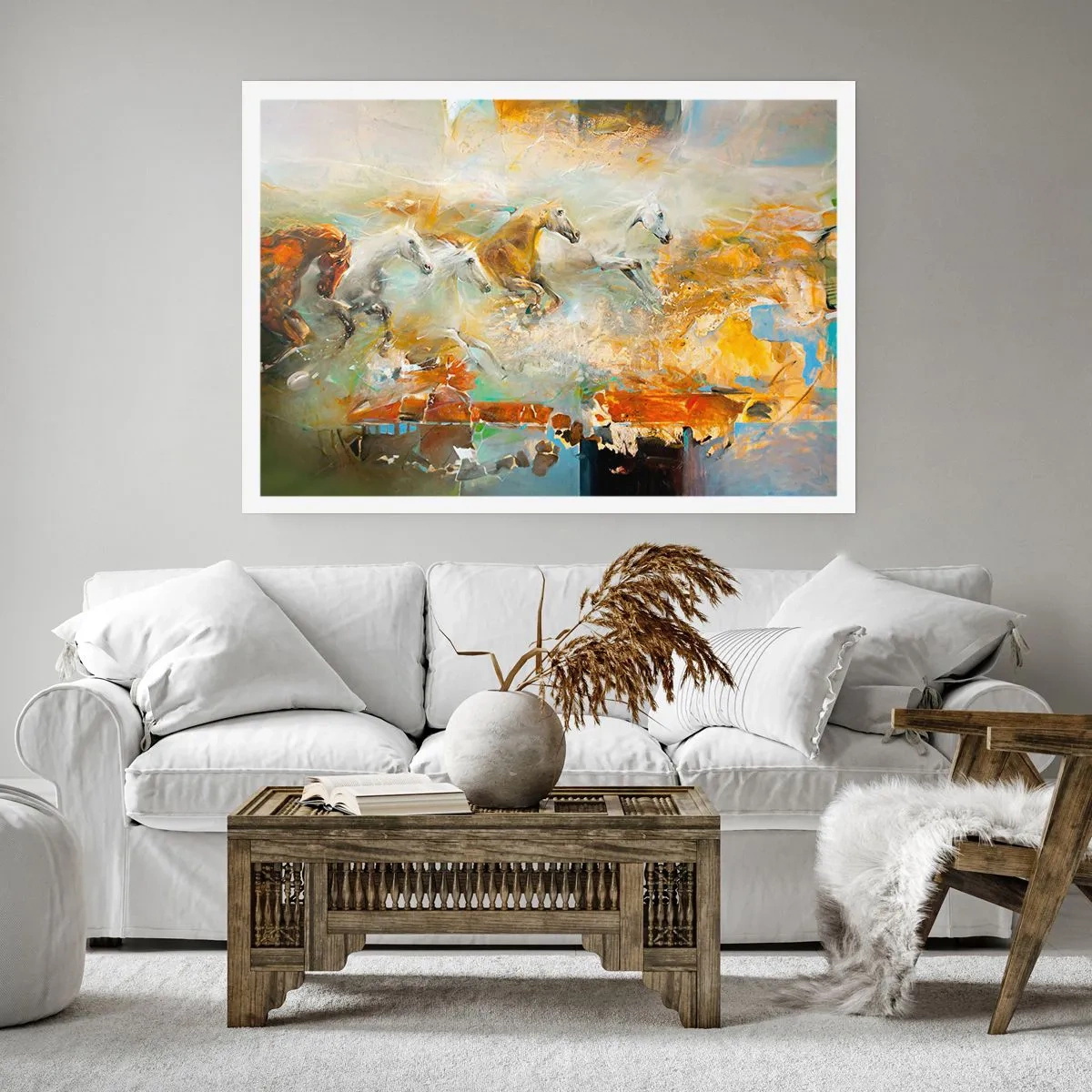 Plakát - Cválá světlem - 100x70 cm