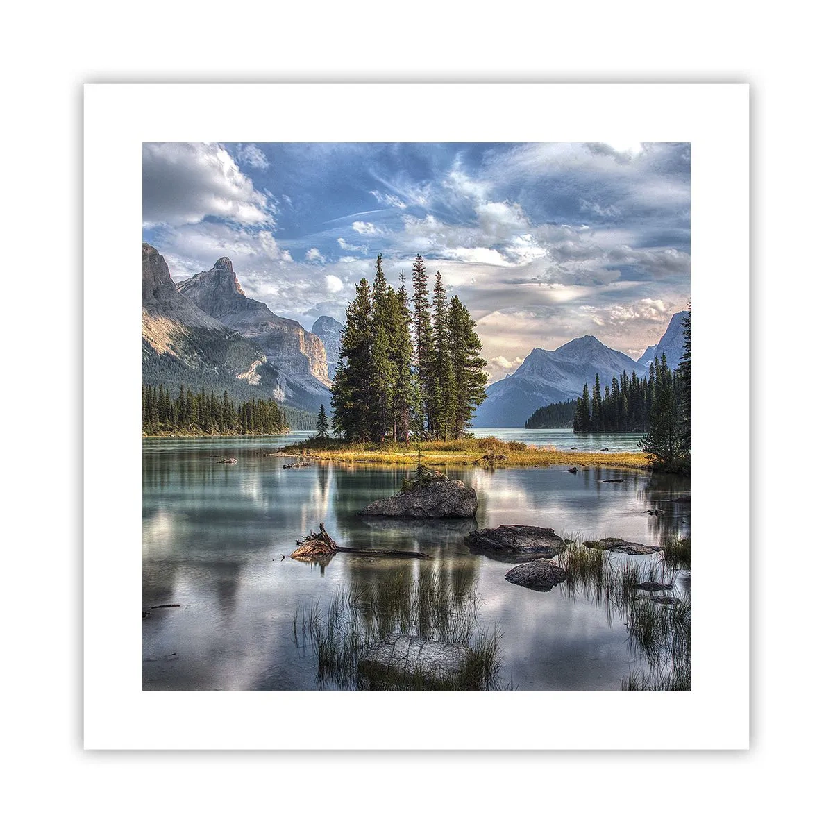 Plakát - U velké a čisté vody… - 40x40 cm