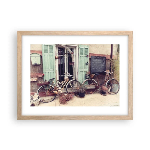 Plakát v rámu světlý dub - Ať žije provincie - 40x30 cm