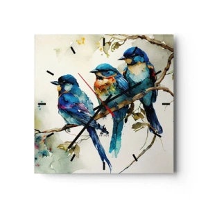 Nástěnné hodiny - Urazil se? - 30x30 cm