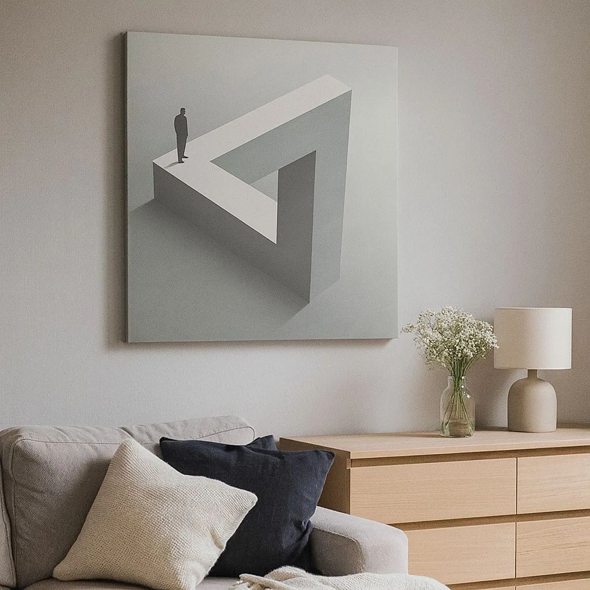 Obraz na plátně - A přece je to možné - 30x30 cm