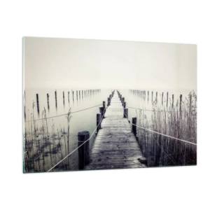 Obraz na skle - Ponoř se do klidu - 120x80 cm