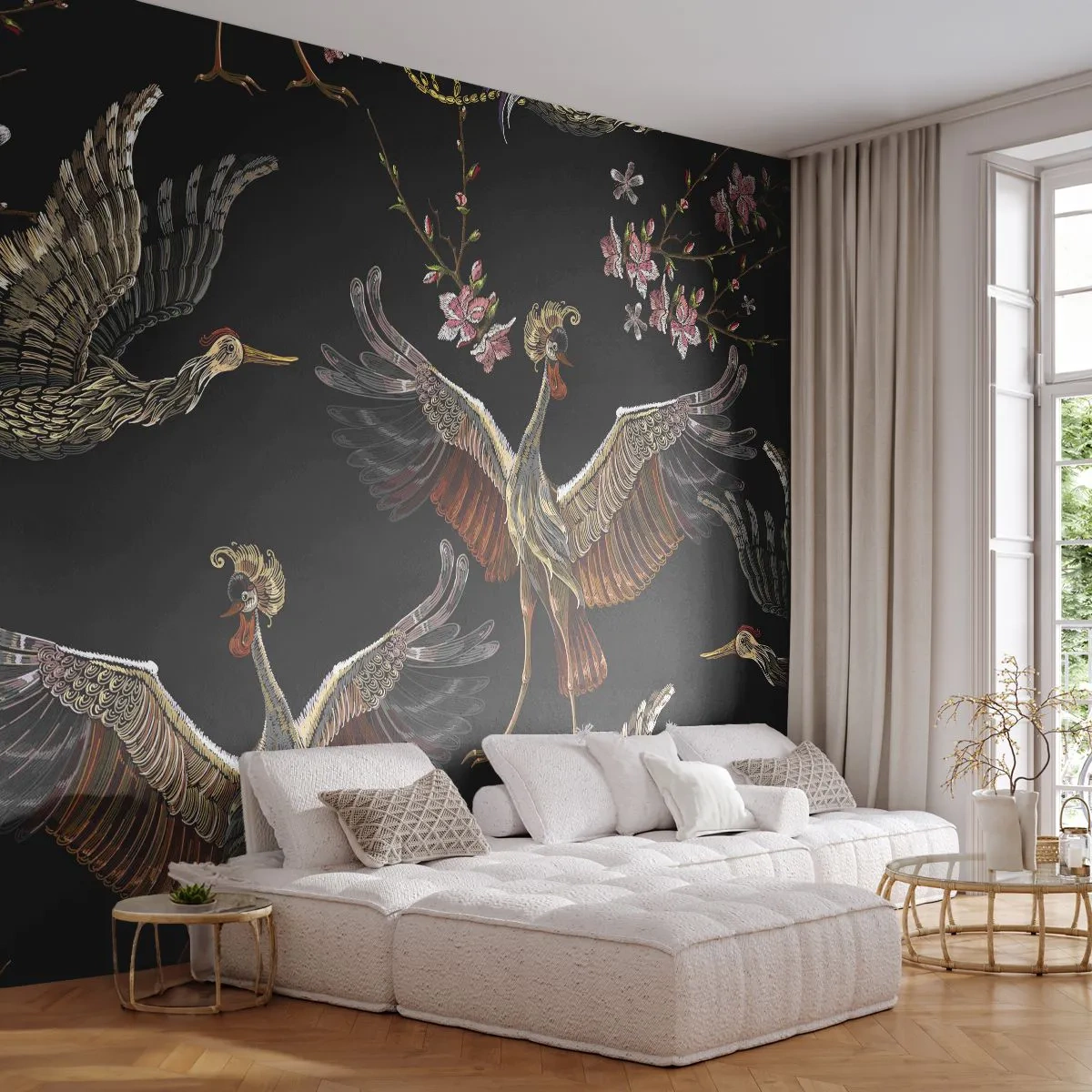 Fototapeta Premium Canvas - Pohádkový pták - Abstrakce, Pták, Grafika - 400x280 cm