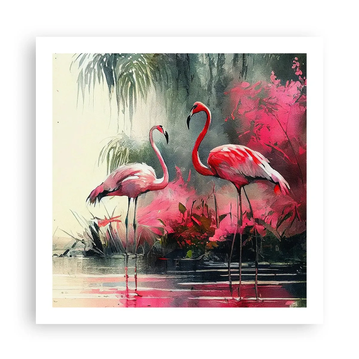 Plakát - Hodiny přírodního kouzla - 60x60 cm