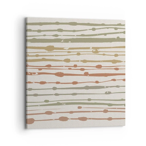 Obraz na plátně - Hudební záznam barev - 70x70 cm