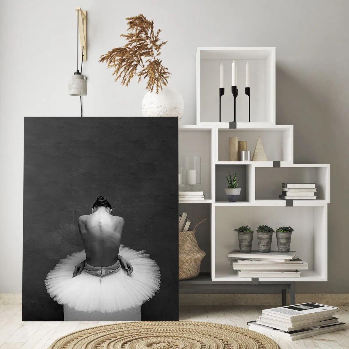 Obraz na skle - Právě kvete - 70x100 cm