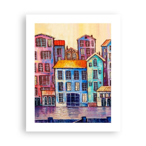 Plakát - Město jako z pohádky - 40x50 cm
