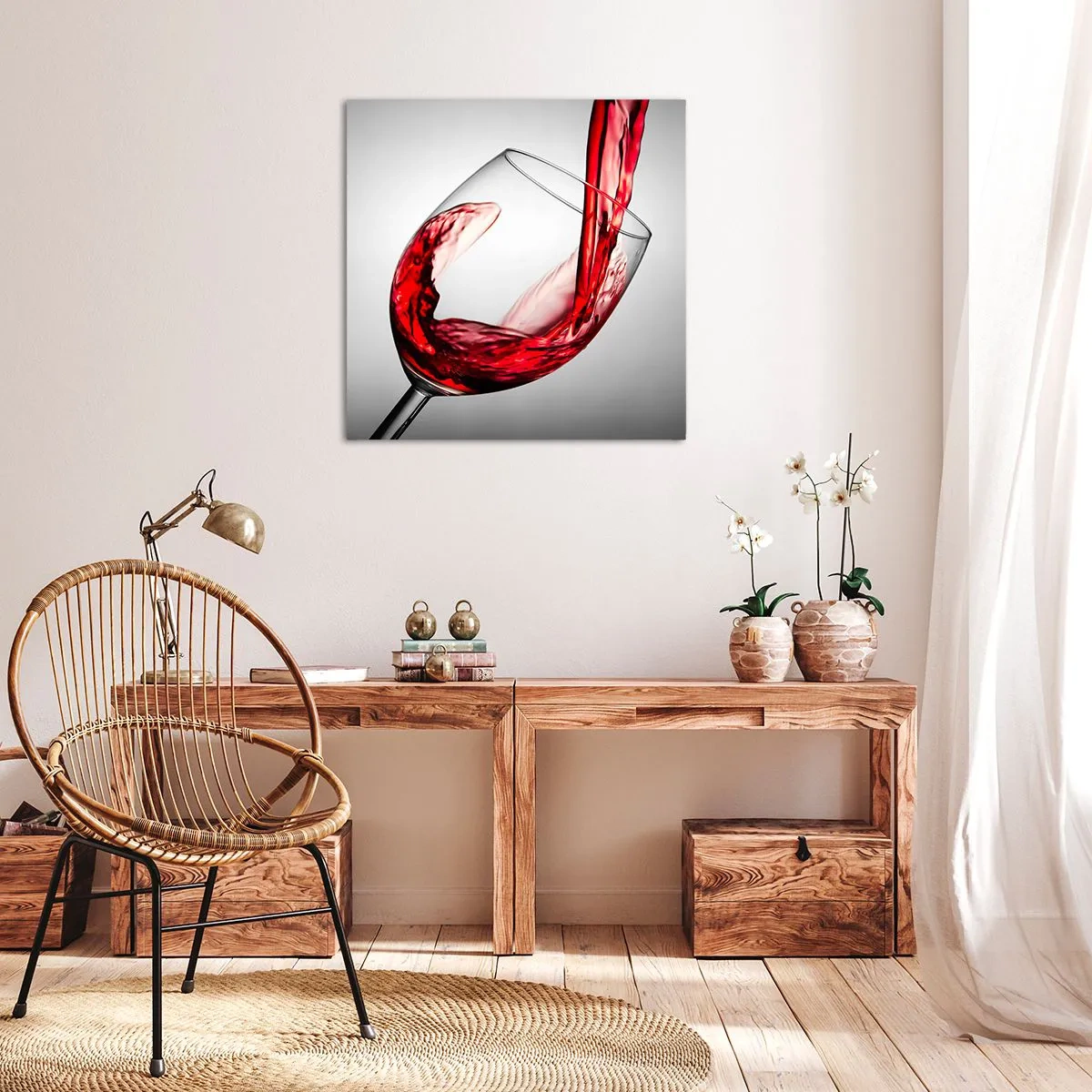 Obraz na plátně - Barva - pohyb - zvuk - 70x70 cm